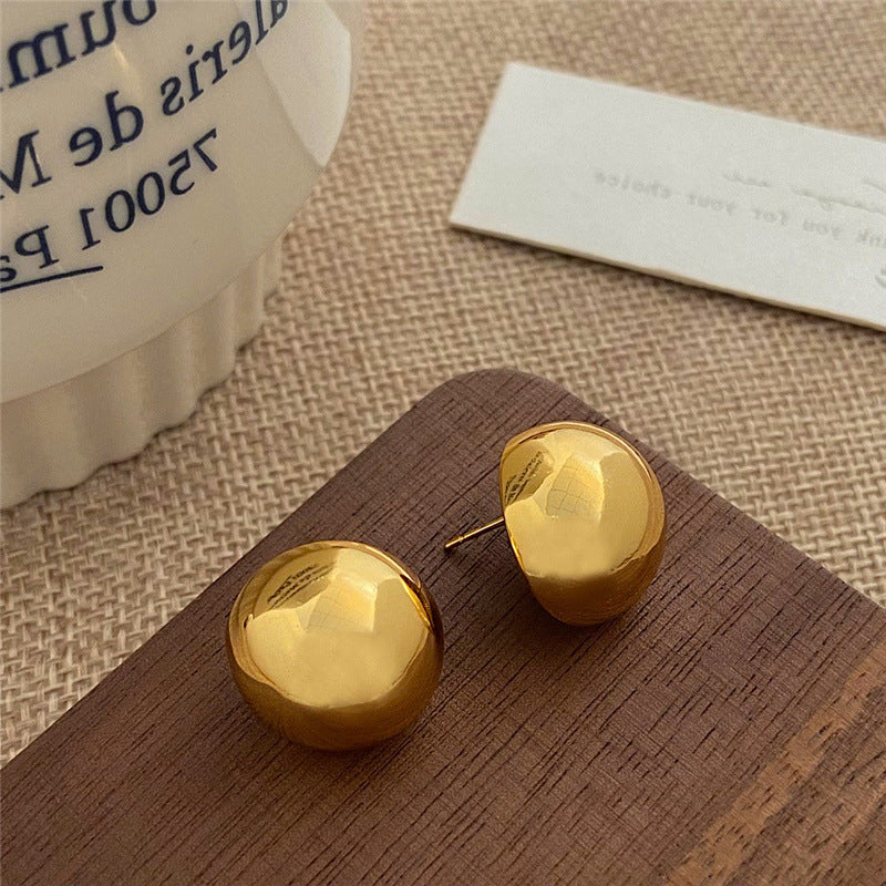 Glossy Ball Earrings