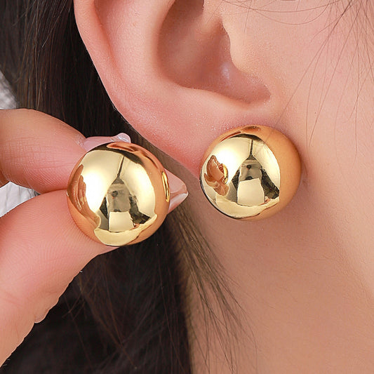 Glossy Ball Earrings