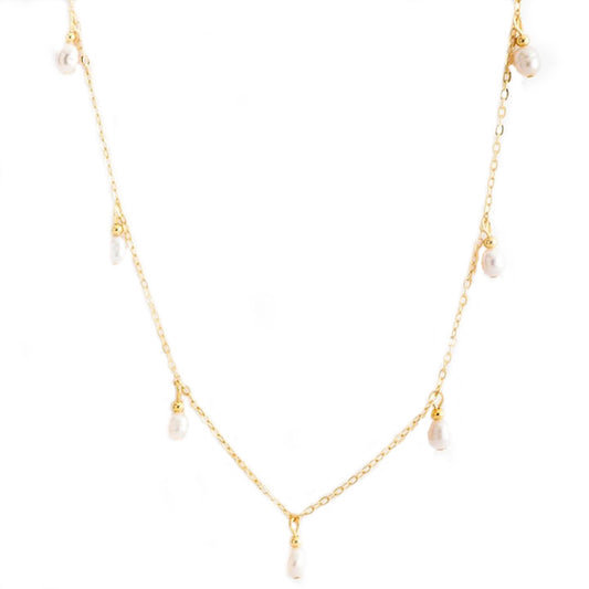 Oval-Pearls Necklace