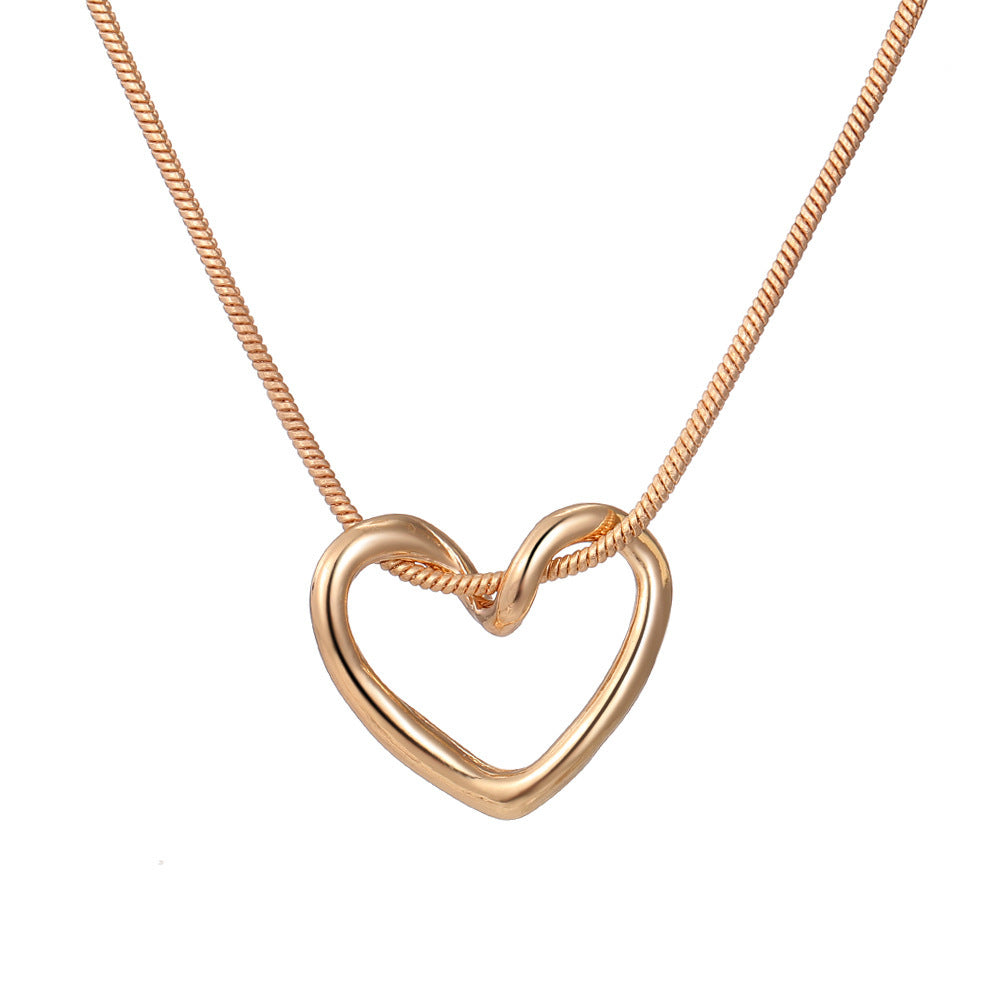 Hollow Heart Necklace