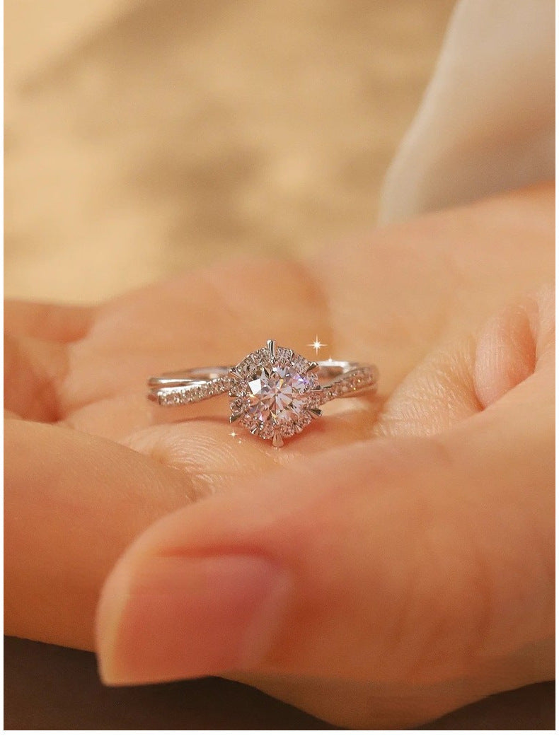 Women's Woven Sterling Silver Ring