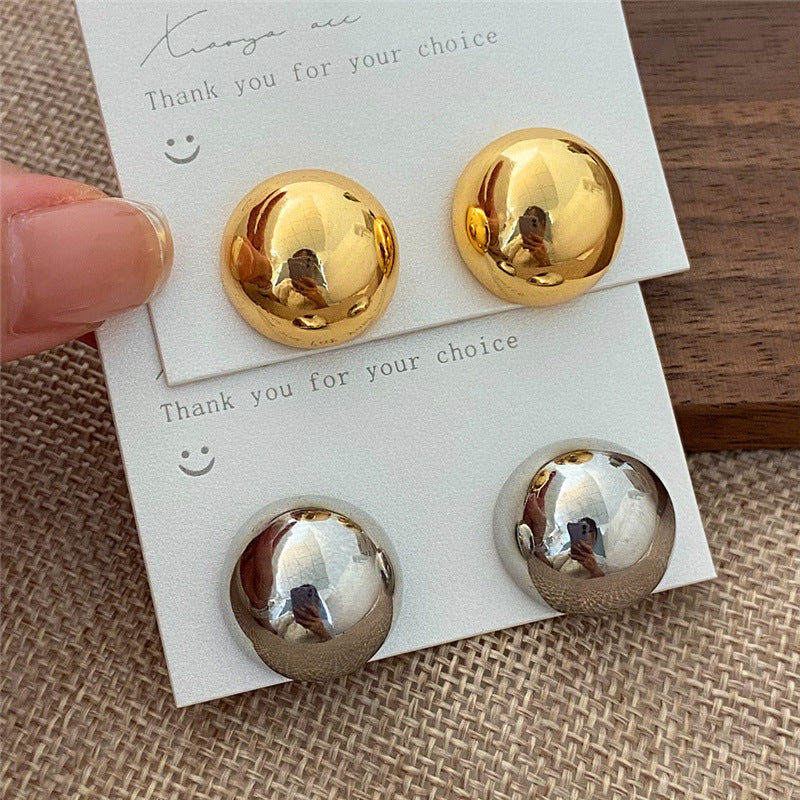 Glossy Ball Earrings