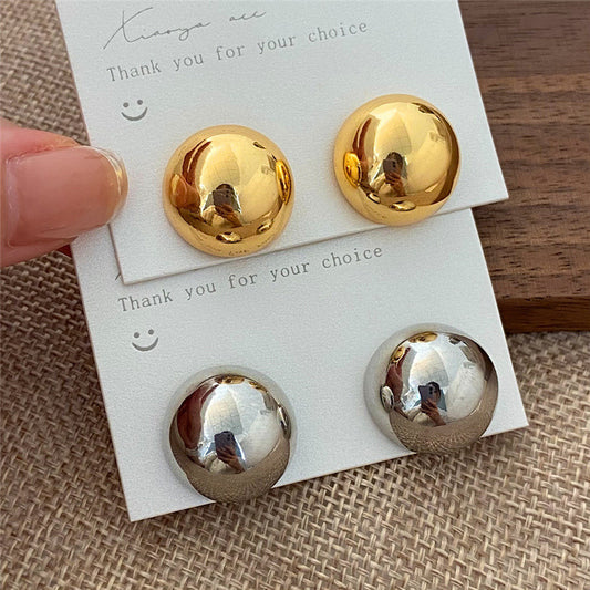 Glossy Ball Earrings